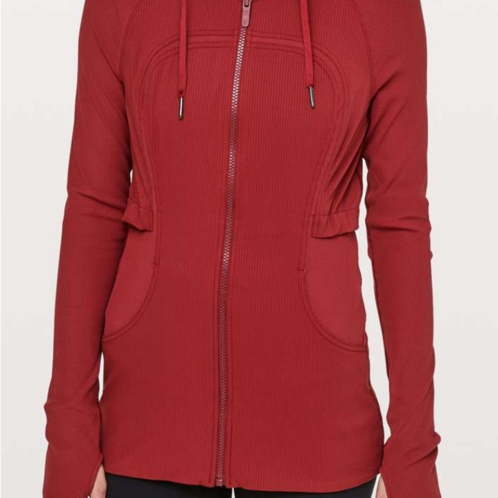 Lululemon red dance studio jacket